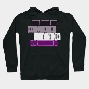 Ace Pride Book Stack Hoodie